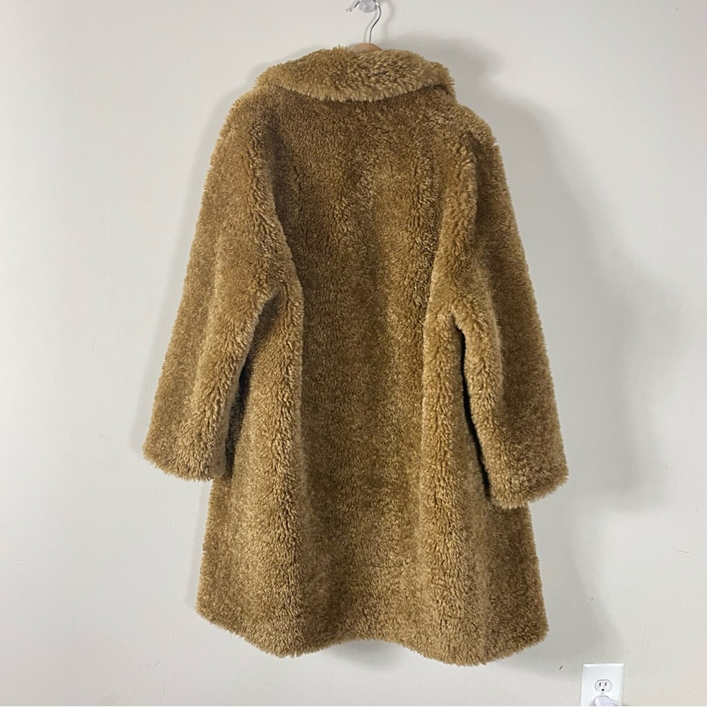STAND STUDIO Anika Coat Faux Shearling in Camel - 36/S - Picture 13 of 16